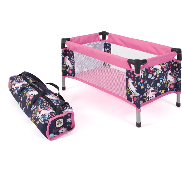 BAYER CHIC 2000 Puppen Reisebett Einhorn