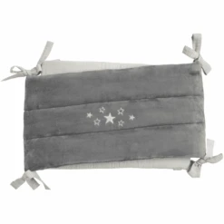 Be Be 's Collection Nestchen Sternchen Grau 35x190 Cm