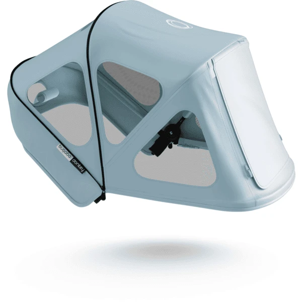Bugaboo Sonnendach Mit Lüftungsfenstern Breezy Donkey Vapor Blue
