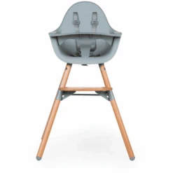CHILDHOME Hochstuhl Evolu 2 Natur / Mint 2 In 1 + Ring