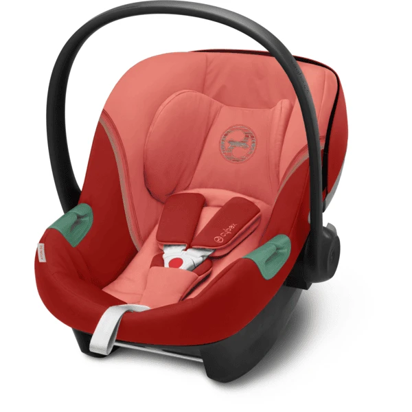 Cybex GOLD Babyschale Aton S2 I-Size Hibiscus Red