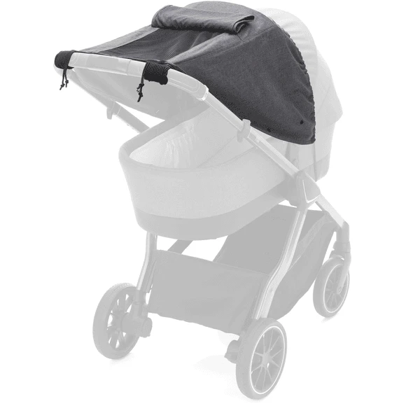 Fillikid Sonnenschutz Deluxe Grau Melange Für Kinderwagen
