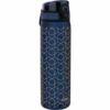 Ion8 Trinkflasche Auslaufsicher, Schlank, Geometrisch, 500 Ml
