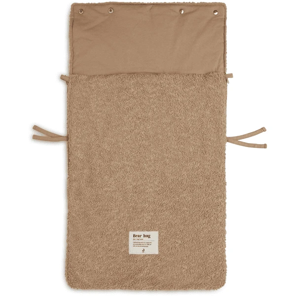 Jollein Fußsack Für Autositz Kinderwagen Gruppe 0+ 3/5 Boucle Biscuit