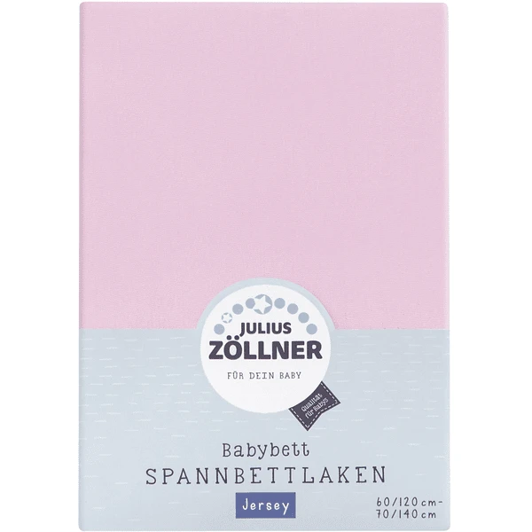 JULIUS ZĂ–LLNER Spannbetttuch Jersey Rosa