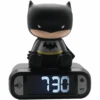 LEXIBOOK Batman Wecker Mit 3D Nachtlicht-Figur