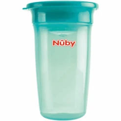 Nuby Nûby 360° Trinklernbecher WONDER CUP Basic Ab Dem 6. Monat 300 Ml In Aqua