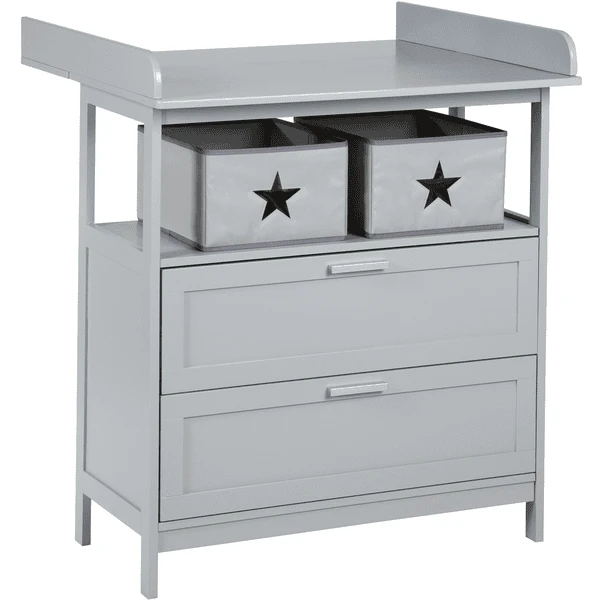 Roba Wickelkommode Hamburg 2 Schubladen Taupe