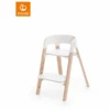 STOKKE® Steps™ Hochstuhl Weiß Buche Natur