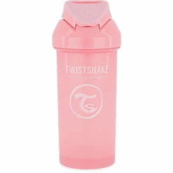 TWISTSHAKE Strohhalmflasche Straw Cup 360 Ml 12+ Monate Pastel Pink