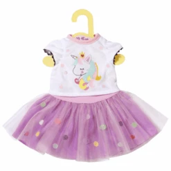 Zapf Creation Dolly Moda Einhorn Shirt Mit Tutu, 43cm